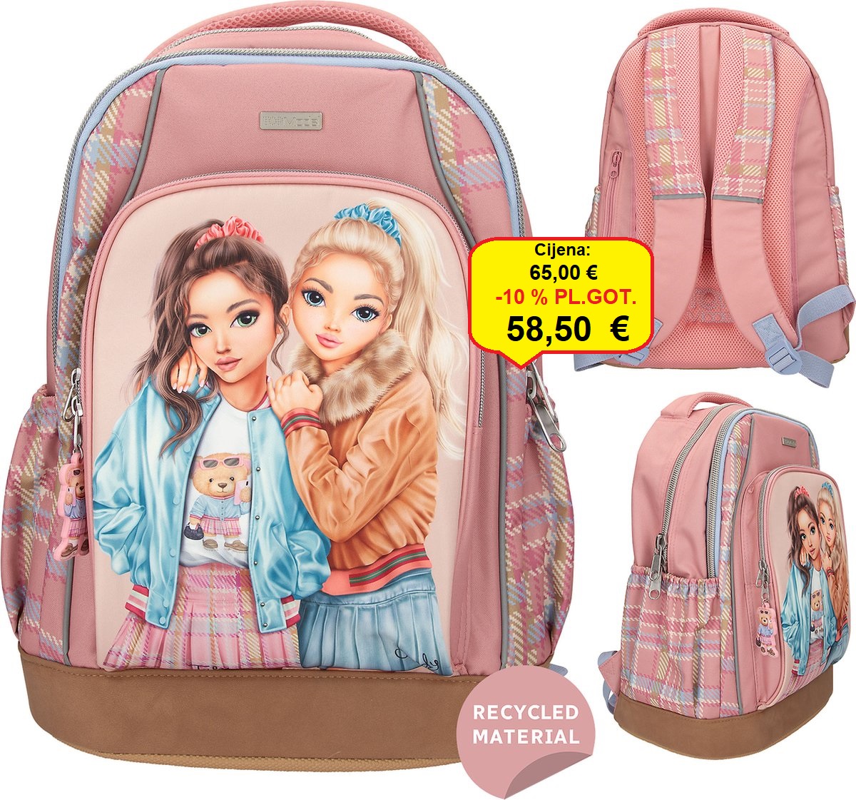 TOP MODEL ŠKOLSKI RUKSAK TEAM TEDDY